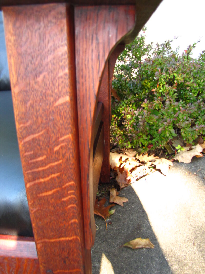 Superb Large L&jg Stickley  Rare Arm Chair w2531 - Image 11