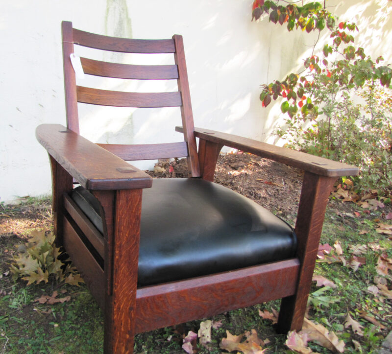 Superb Large L&jg Stickley  Rare Arm Chair w2531 - Image 13