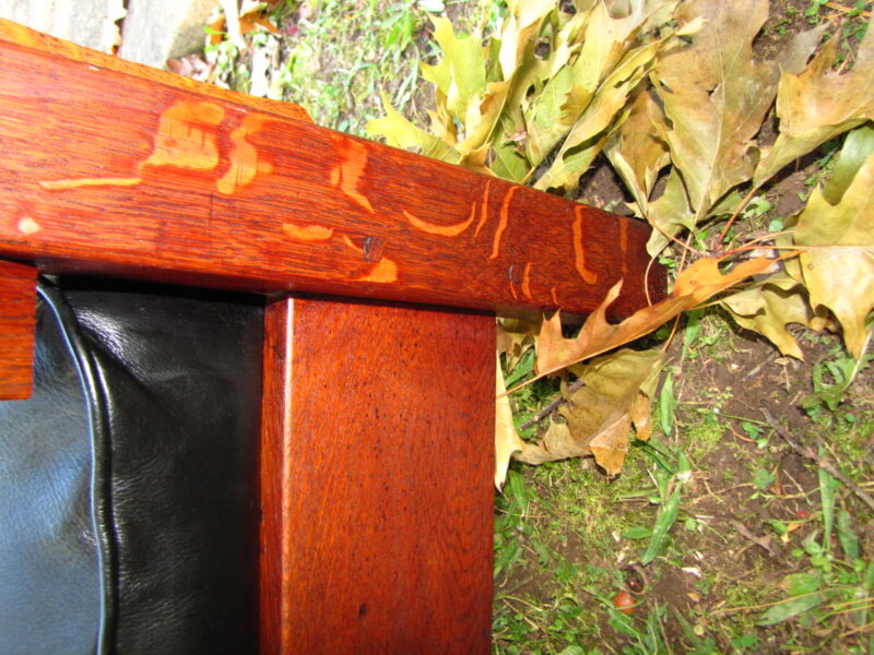 Superb Large L&jg Stickley  Rare Arm Chair w2531 - Image 15