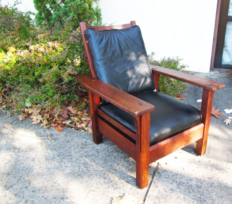 Superb Large L&jg Stickley  Rare Arm Chair w2531 - Image 22