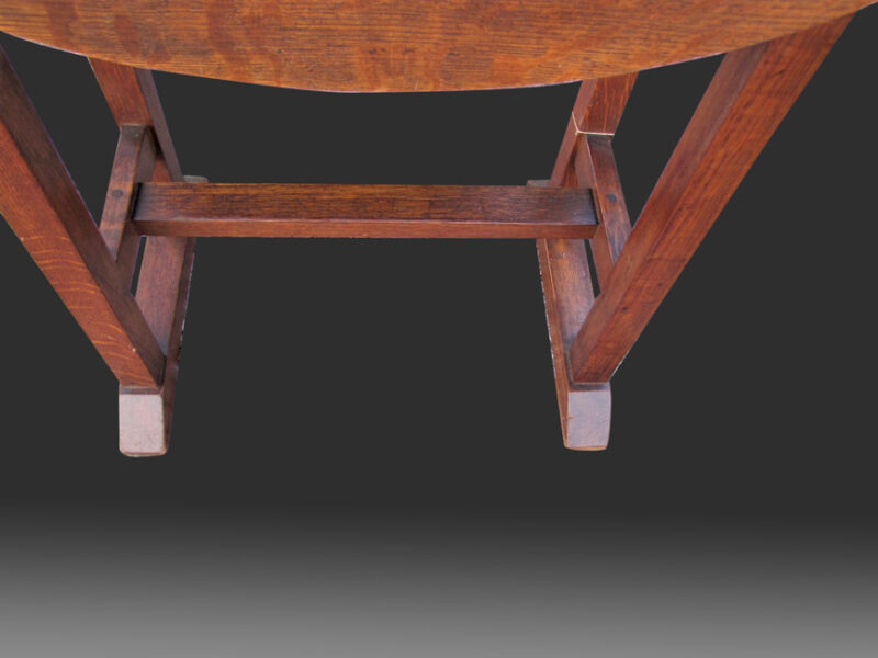 Antique  Mission  Gustav  Stickley  Drop  Leaf  Table  W2534 - Image 9