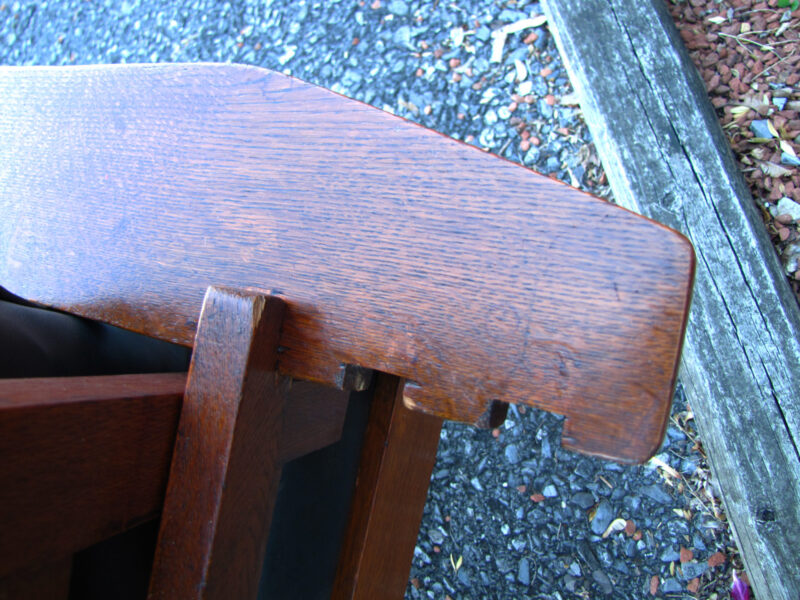 Good Antique   ?  Arts & Crafts  Morris Chair  W2547 - Image 4