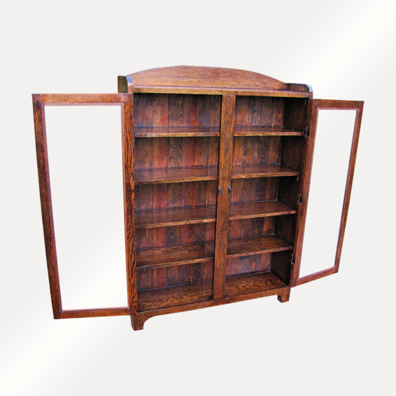 Vintage Oak Bookcase W2664 - Image 2