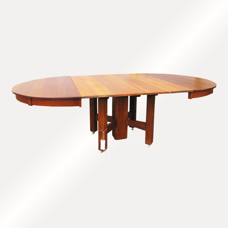 Large Antique Stickley Brothers Dining Table W2678 - Image 2