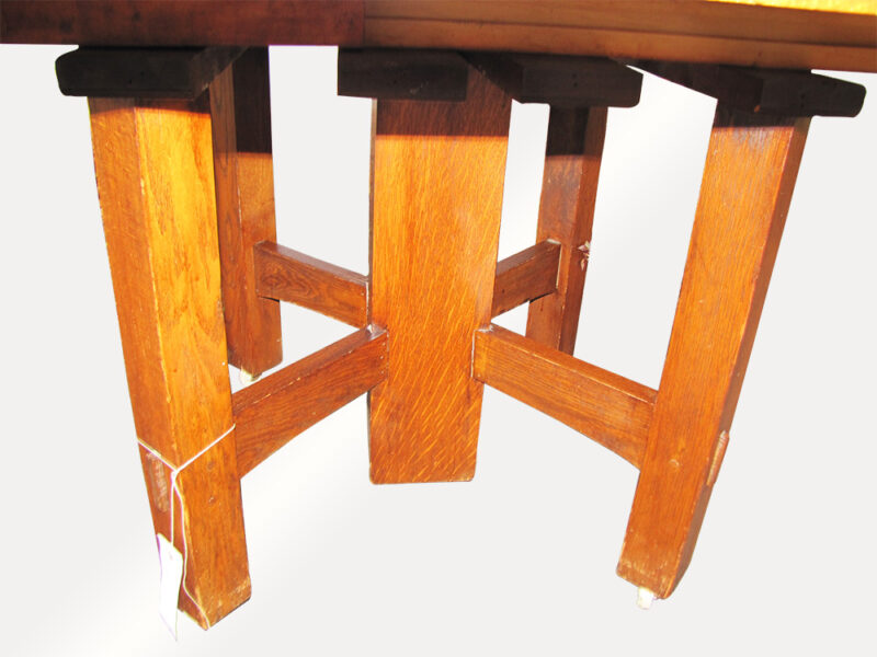 Large Antique Stickley Brothers Dining Table W2678 - Image 7