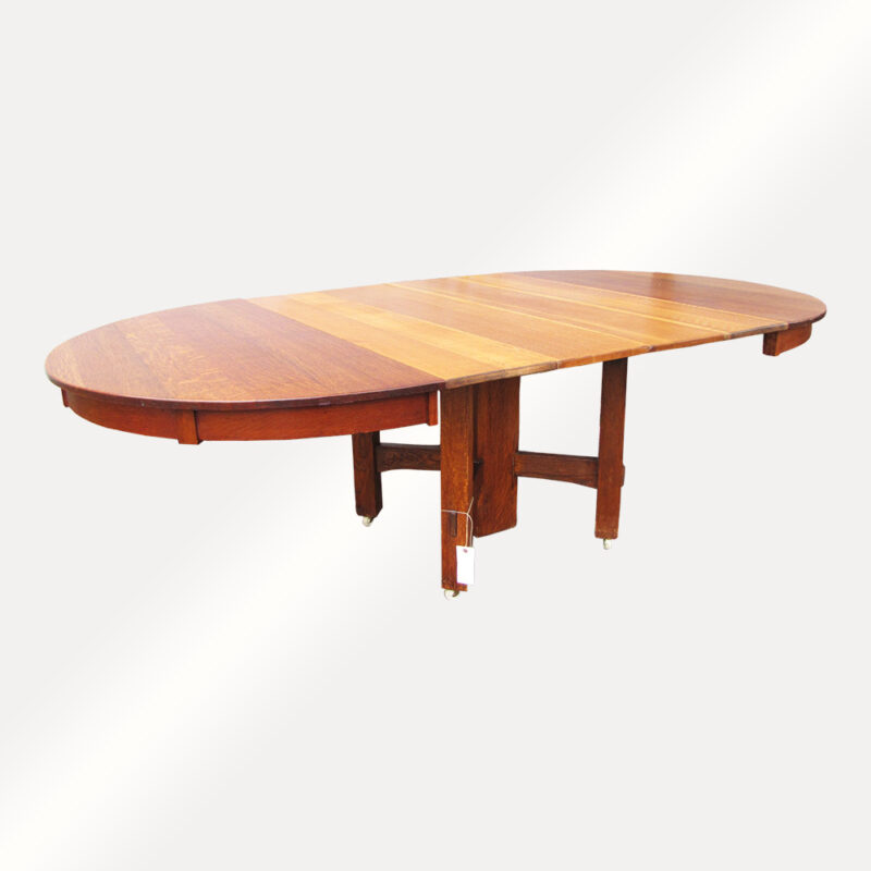 Large Antique Stickley Brothers Dining Table W2678