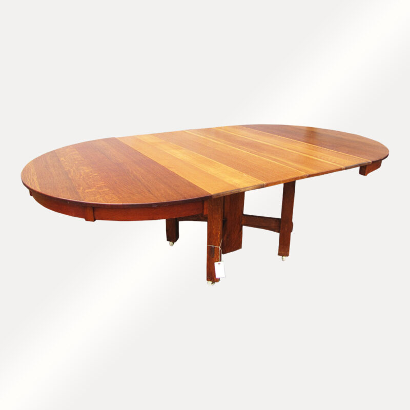 Large Antique Stickley Brothers Dining Table W2678 - Image 14