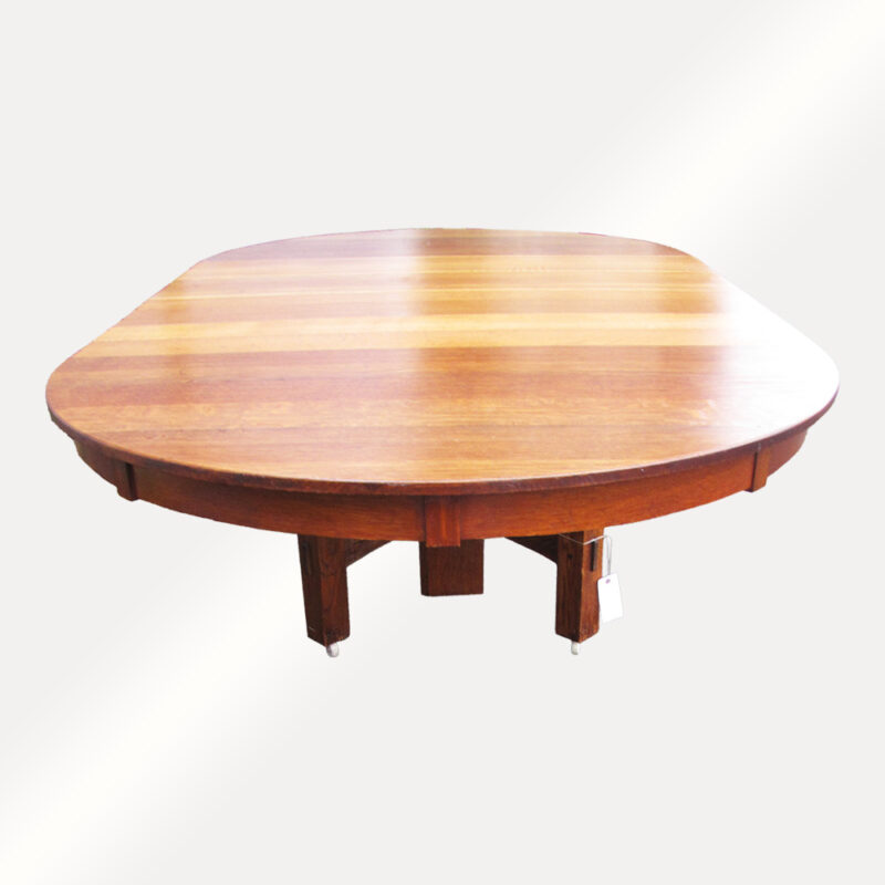 Large Antique Stickley Brothers Dining Table W2678 - Image 3