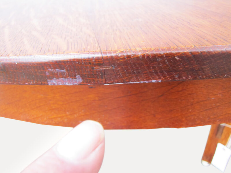Large Antique Stickley Brothers Dining Table W2678 - Image 9