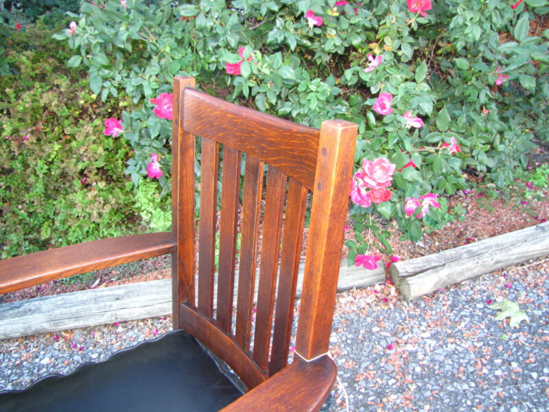 Limbert High Back Arm Rocker W2698 - Image 8