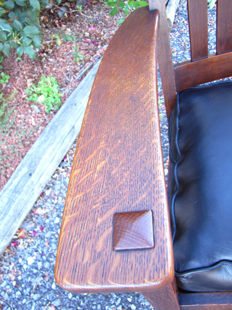 Limbert High Back Arm Rocker W2698 - Image 6