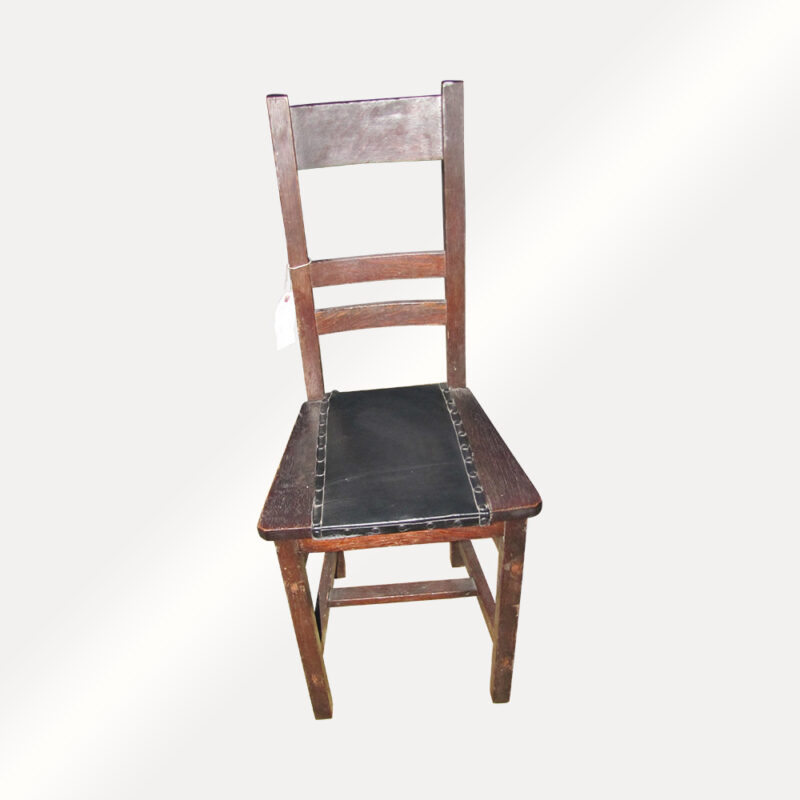 Antique Narrow Arts And Crafts Hall Chair w2704 - Image 2