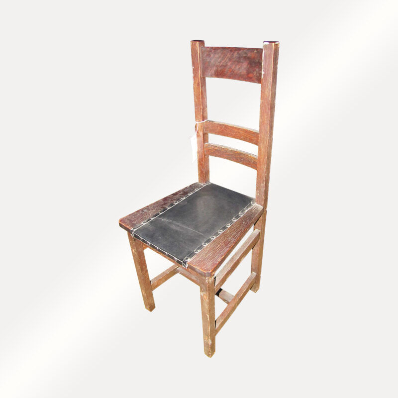 Antique Narrow Arts And Crafts Hall Chair w2704