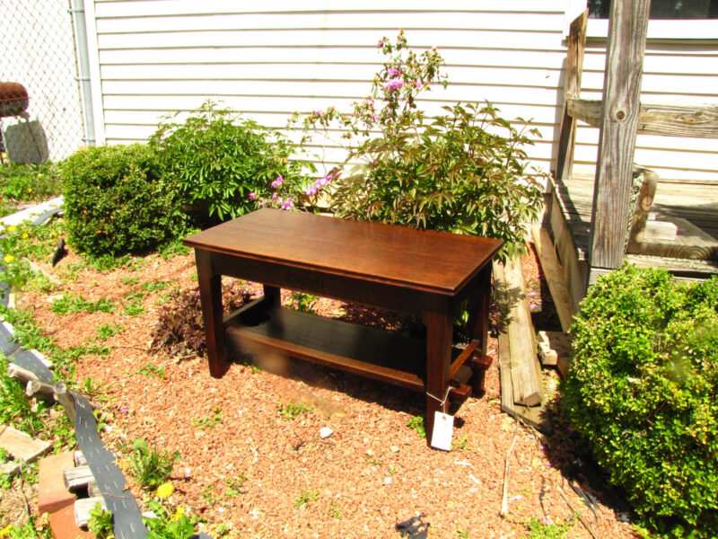 Superb Antique Roycroft Bench w2716 - Image 5