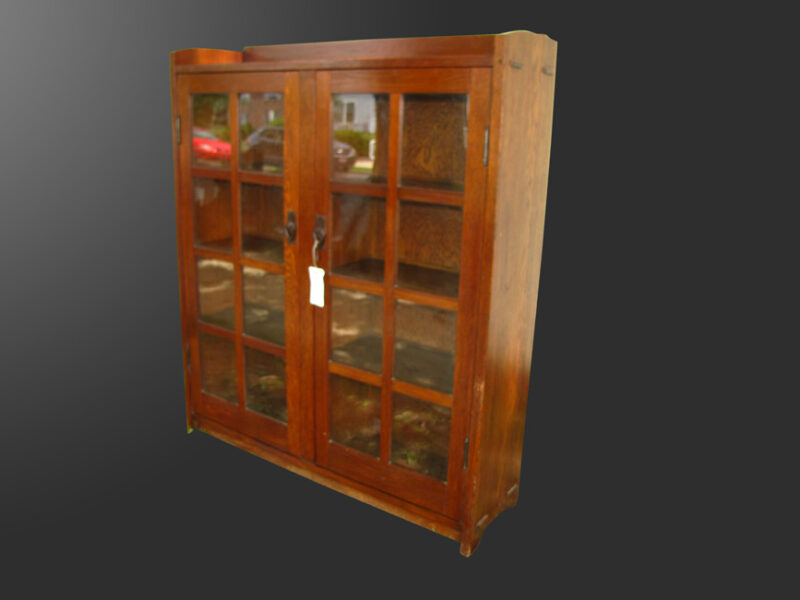 Antique Gustav Stickley two Door Bookcase w2719 - Image 33