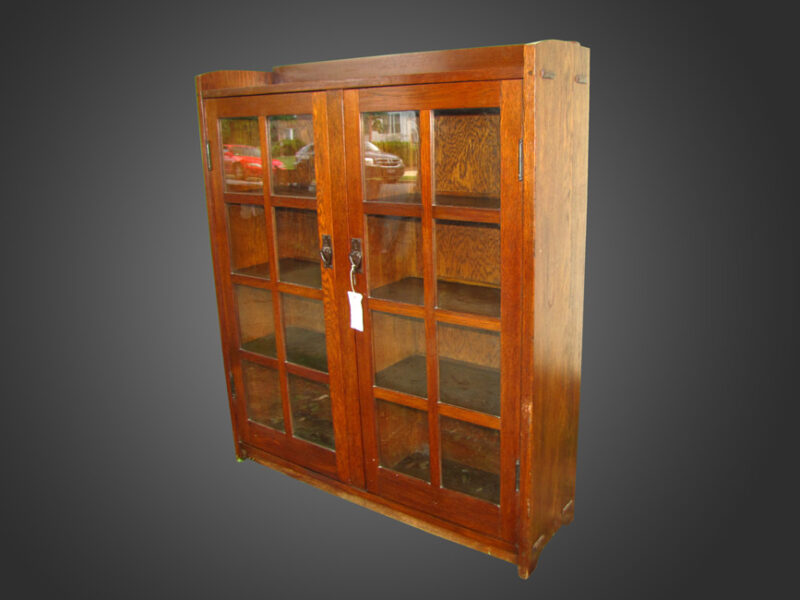 Antique Gustav Stickley two Door Bookcase w2719 - Image 28