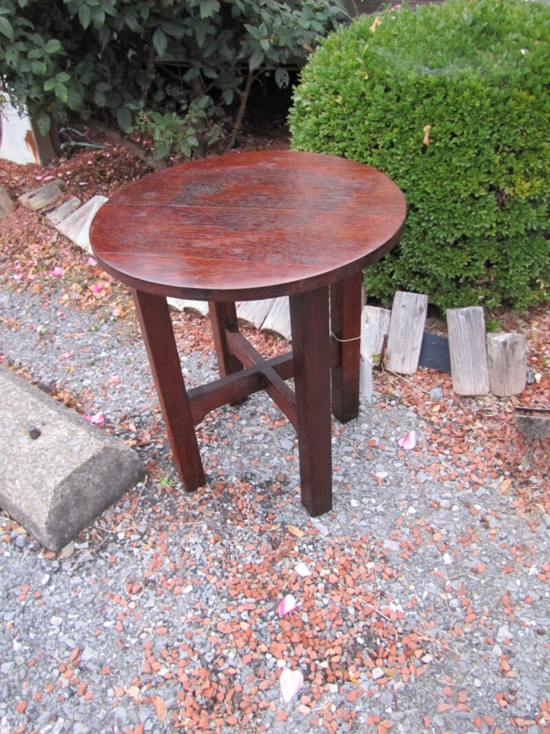 Superb Antique Gustav Stickley Tabouret W2726 - Image 8