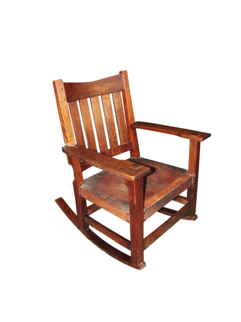 Gustav Stickley  Arm Rocker |  w2732‎ - Image 17
