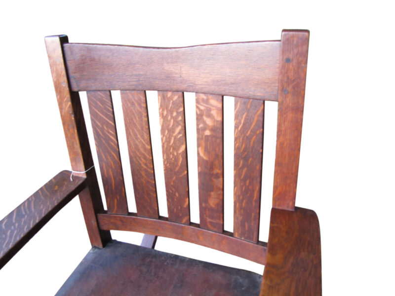 Gustav Stickley  Arm Rocker |  w2732‎ - Image 16