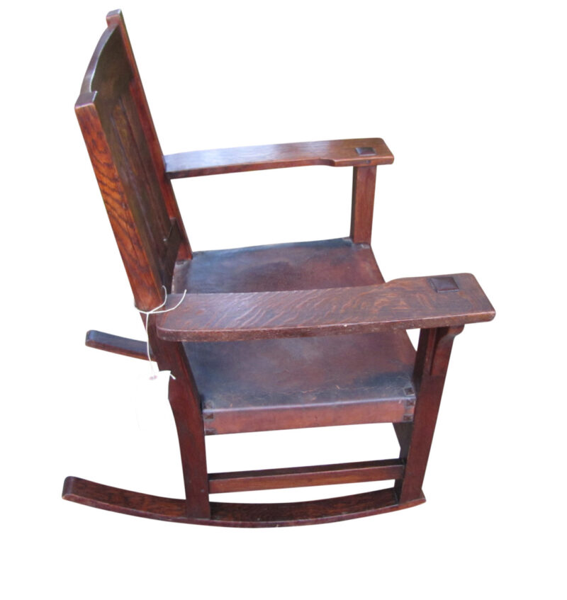 Gustav Stickley  Arm Rocker |  w2732‎ - Image 14