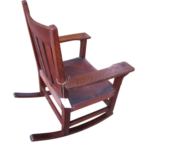 Gustav Stickley  Arm Rocker |  w2732‎ - Image 11