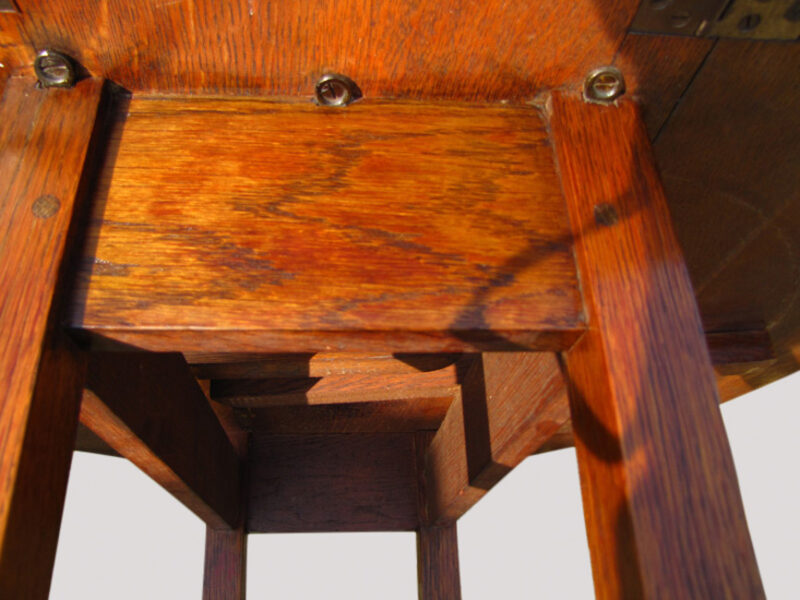 Antique Gustav Stickley Drop Leaf Side Table w2736 - Image 9