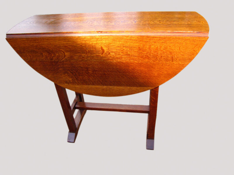 Antique Gustav Stickley Drop Leaf Side Table w2736 - Image 6