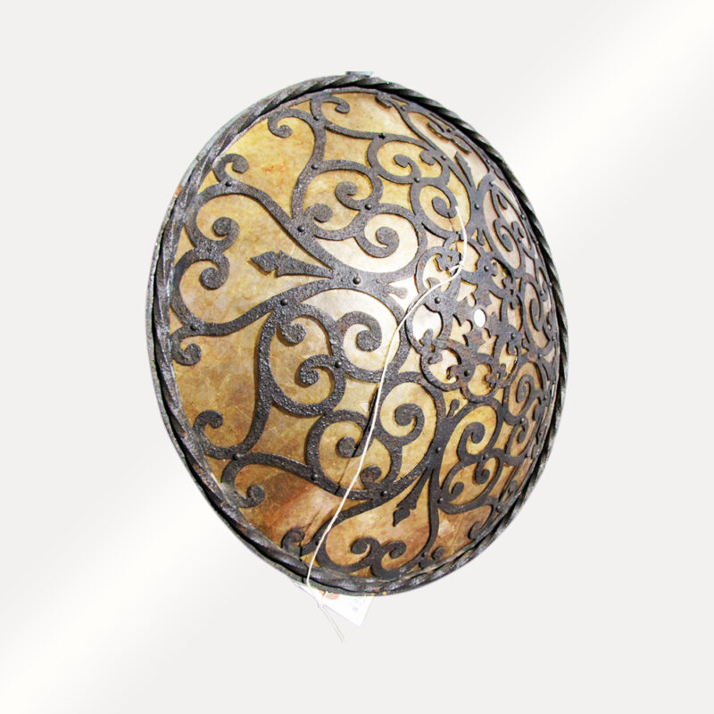 Antique Arts & Crafts Ceiling Light With Mica W2743 - Image 10