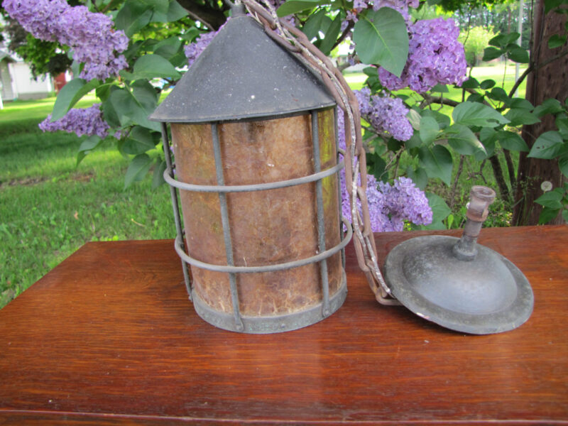 Antique  Large  Arts & Crafts Lantern  W2746 - Image 10