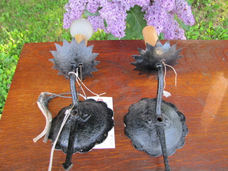 Antique Pair of Arts & Crafts Lanterns W2749