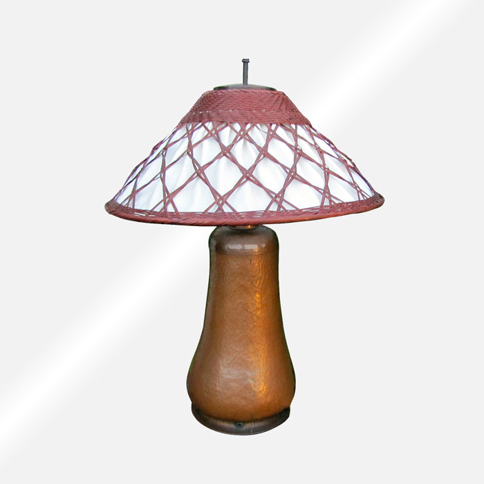 Antique Gustav Stickley Large Table Lamp. W2783 joenevo