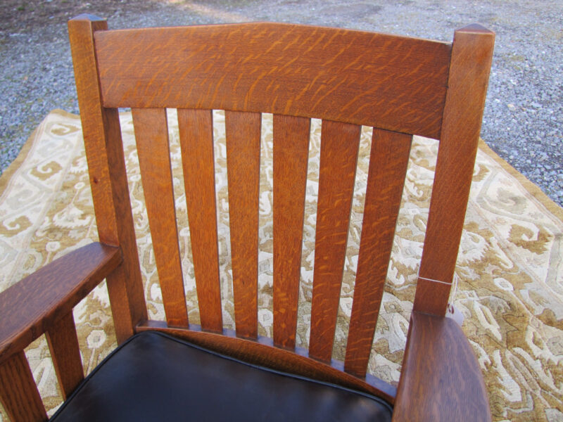 Great Looking Harden Bow Arm Antique Rocker Mission Arts And Crafts w2798 - Image 14