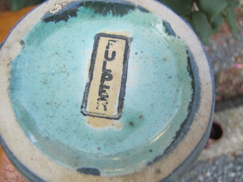 Antique Arts And Crafts Fulper Arts Potter Vase W2878 - Image 2