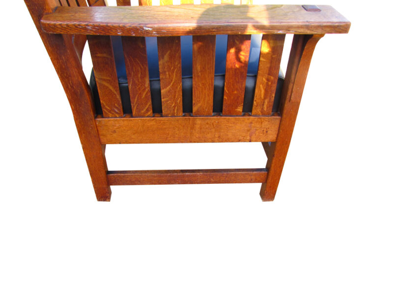 Superb L&jg Stickley Arm Chair | W2924 - Image 6