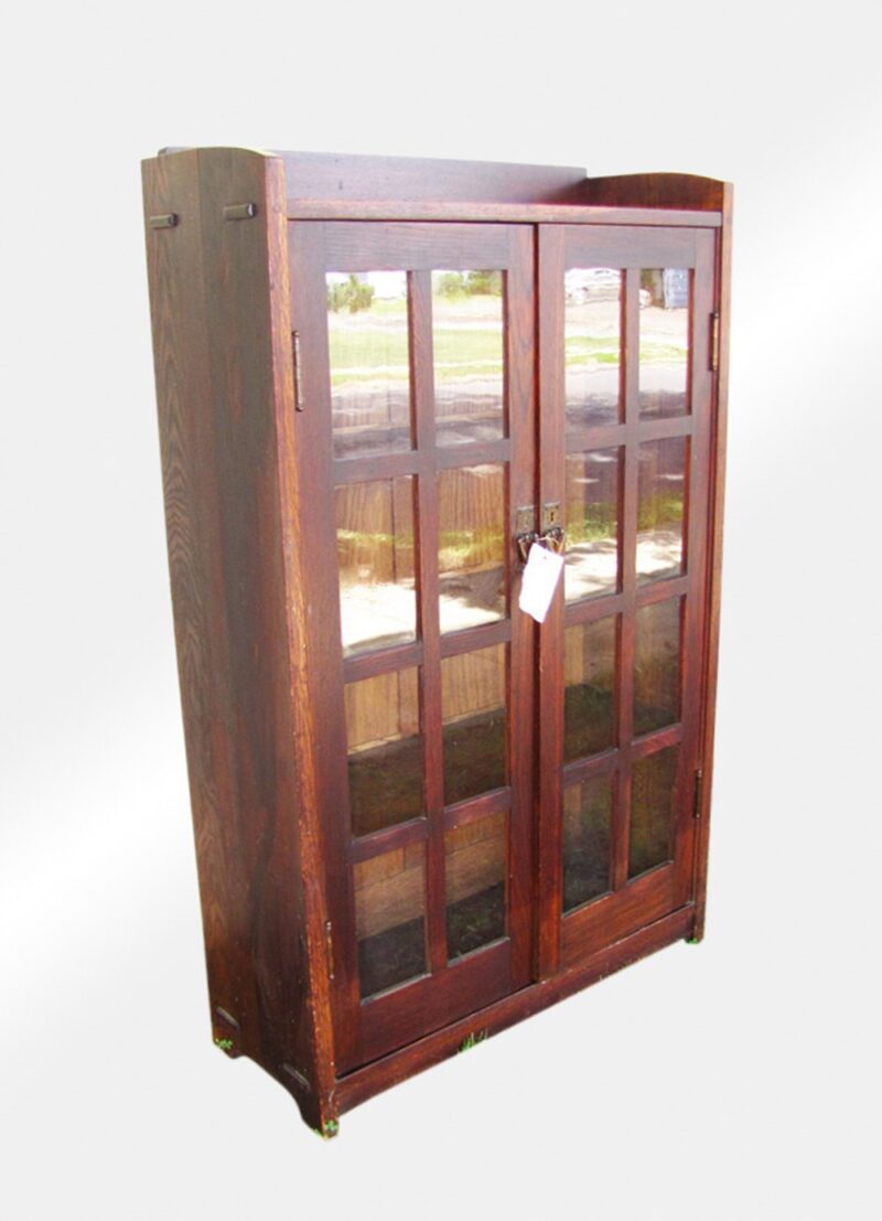 Gustav Stickley Narrow Bookcase W2940 XXX SOLD - Image 3