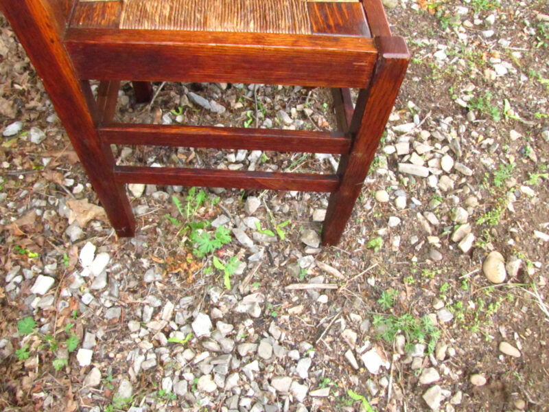 Antique  Gustav Stickley  Hback Chair w2983 - Image 3