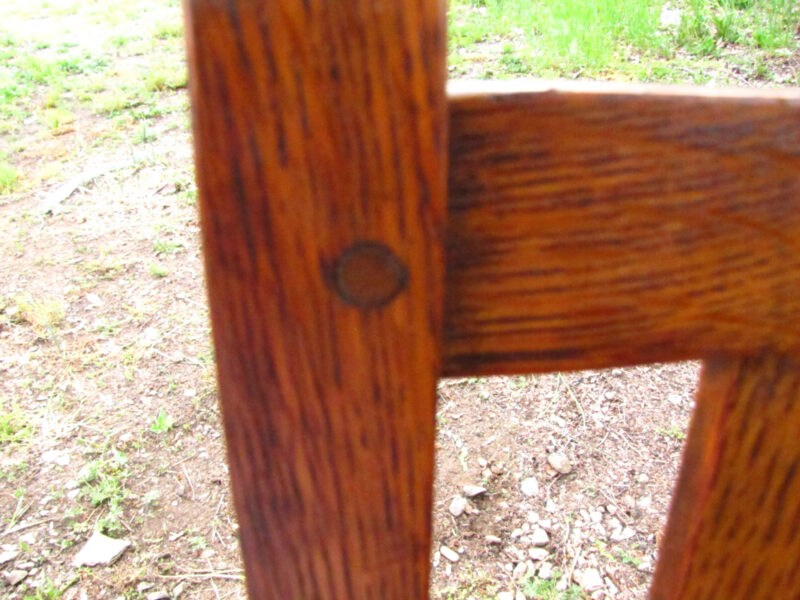 Antique  Gustav Stickley  Hback Chair w2983 - Image 6