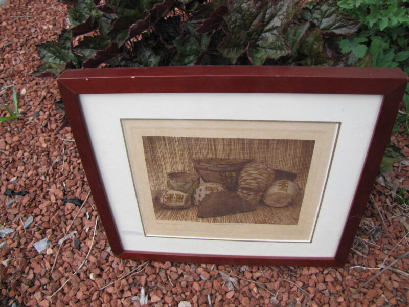 Edward Curtis Print "Skokomish Baskets" w3029 - Image 5