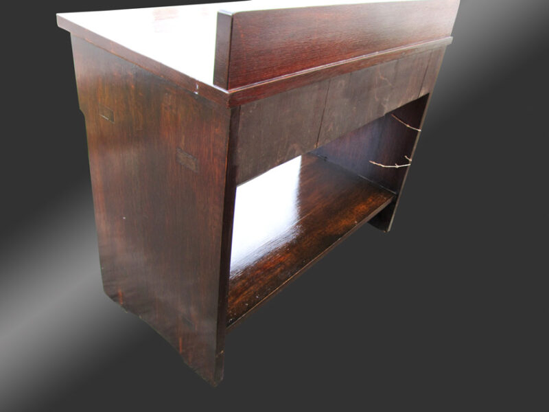 Antique EARLY rare GUSTAV STICKLEY server  w3053 - Image 4
