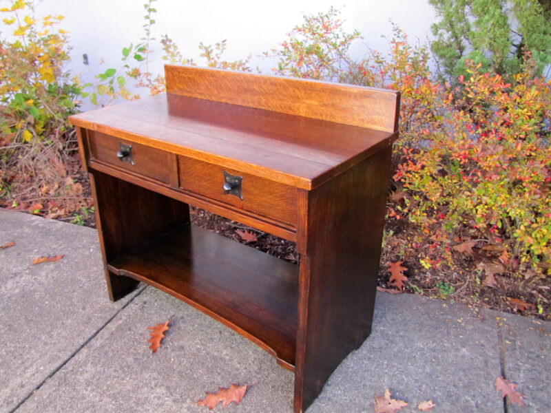 Antique EARLY rare GUSTAV STICKLEY server  w3053