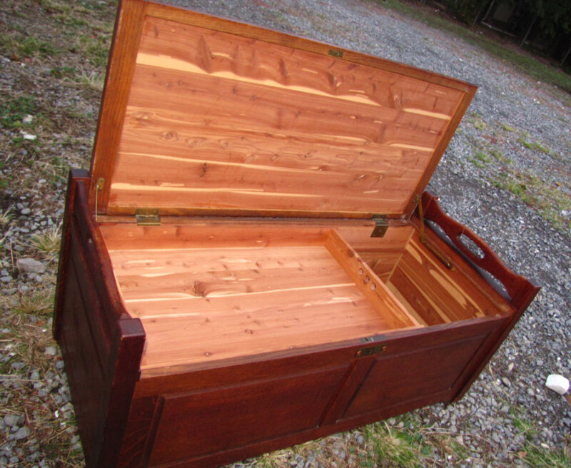 Superb Antique  Arts&crafts Blanket Chest  w3089 - Image 7
