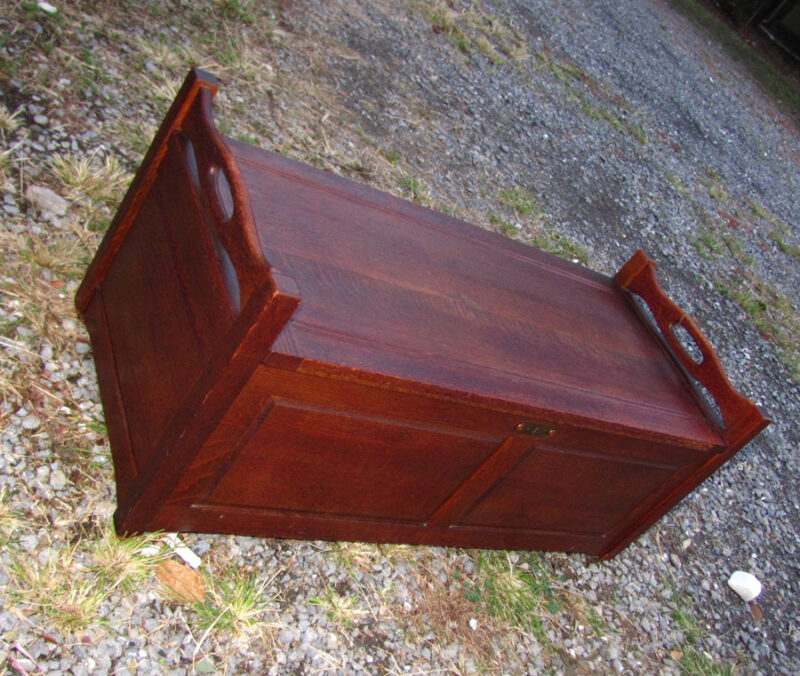 Superb Antique  Arts&crafts Blanket Chest  w3089 - Image 14