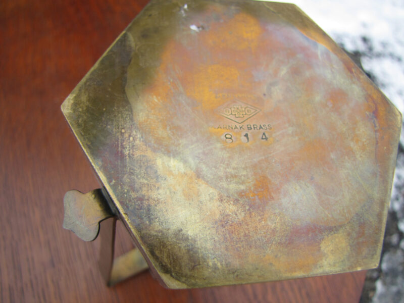 Antique Brass Benedict Studio Vase.  W3096 - Image 3