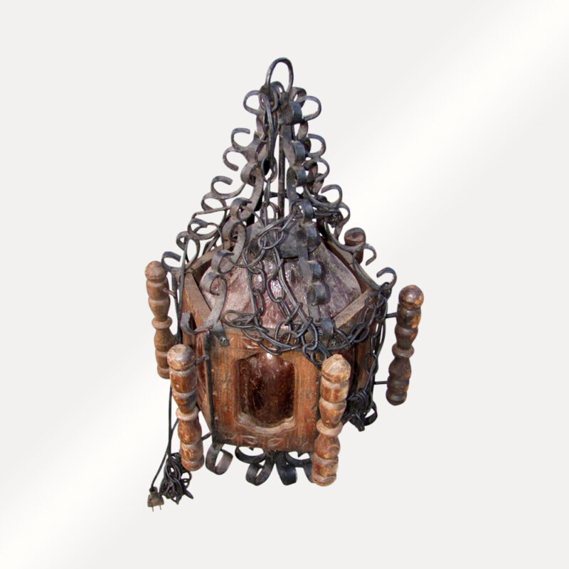 Antique R&C Hanging Chandelier W3105 - Image 8