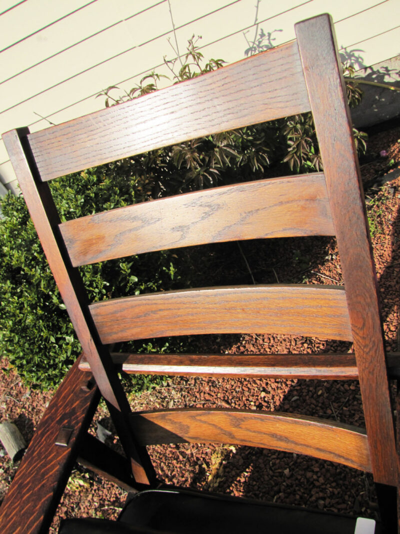 Antique L&jG Stickley Morris Chair w3109 - Image 9