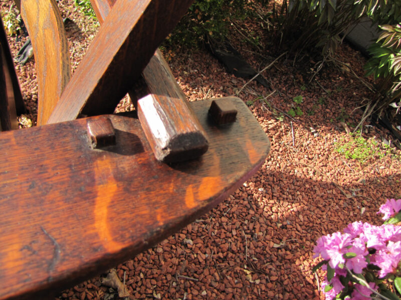 Antique L&jG Stickley Morris Chair w3109 - Image 4