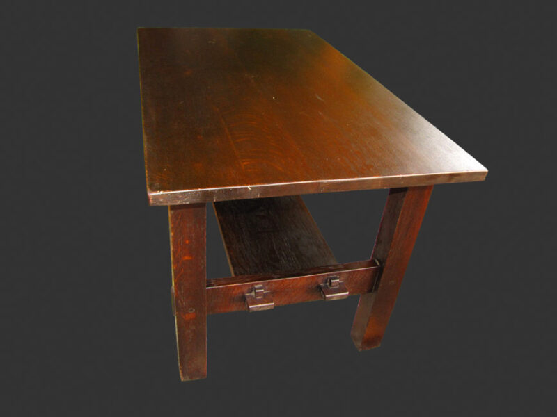 Superb RARE Gustav Stickley Library Table. W3114 - Image 11