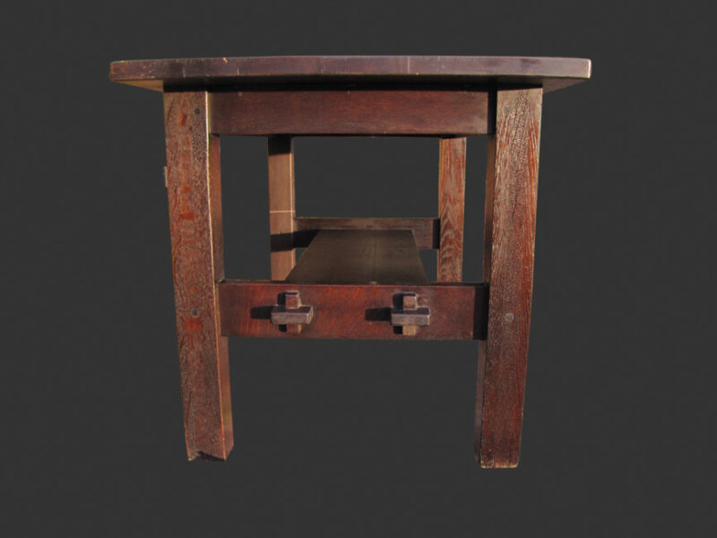 Superb RARE Gustav Stickley Library Table. W3114 - Image 13