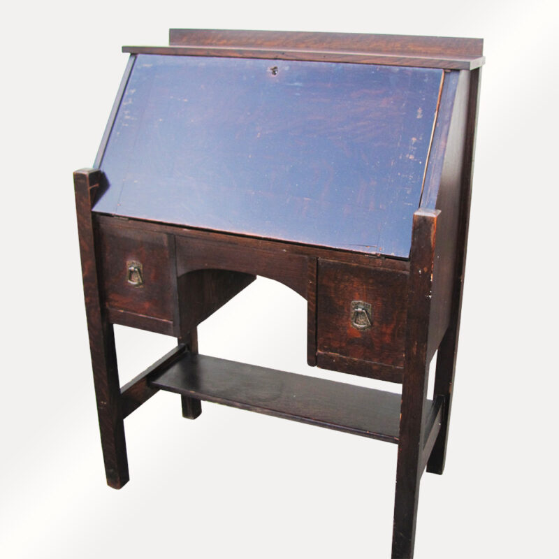 Antique Michigan Chair Co Drop Front Desk. W3117