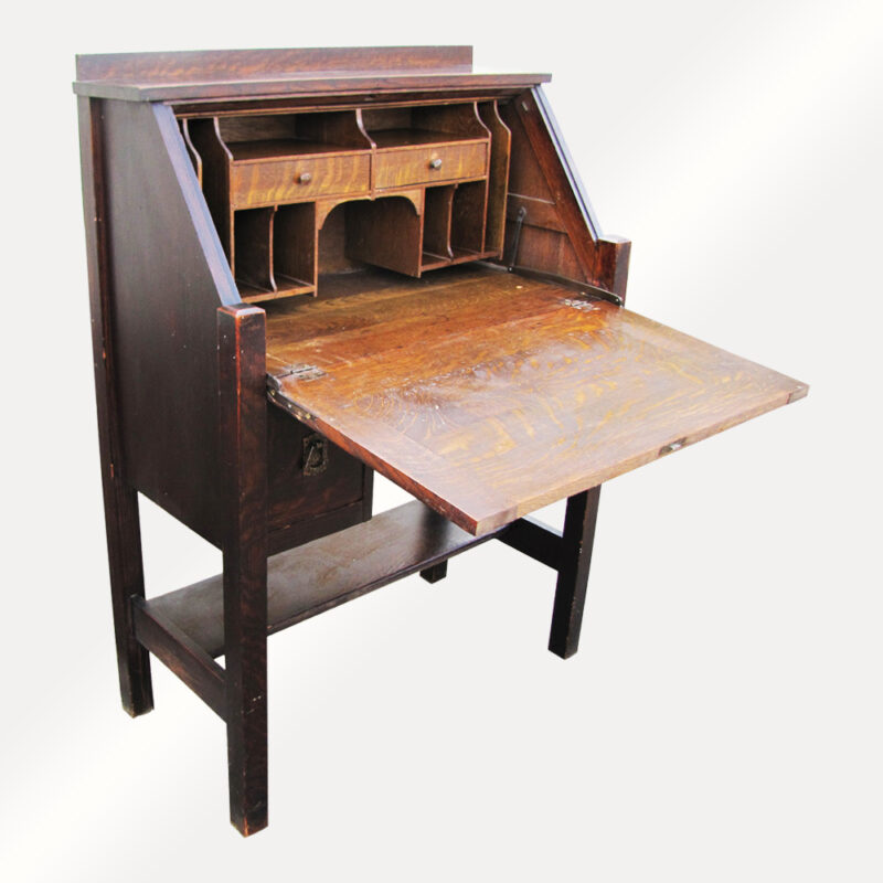 Antique Michigan Chair Co Drop Front Desk. W3117 - Image 6